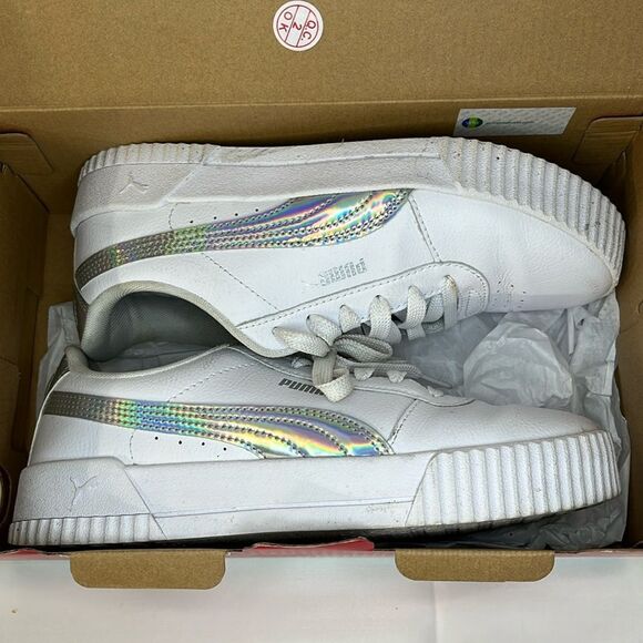 PUMA CARINA IRIDESCENT WOMENS SNEAKERS  FTL-01-150 - Picture 1 of 10